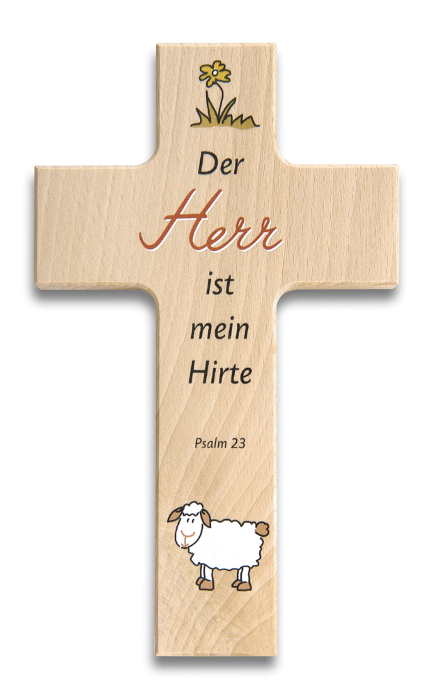 Kinderkreuz Der Herr ist mein Hirte bei KirchlicheKunst.de