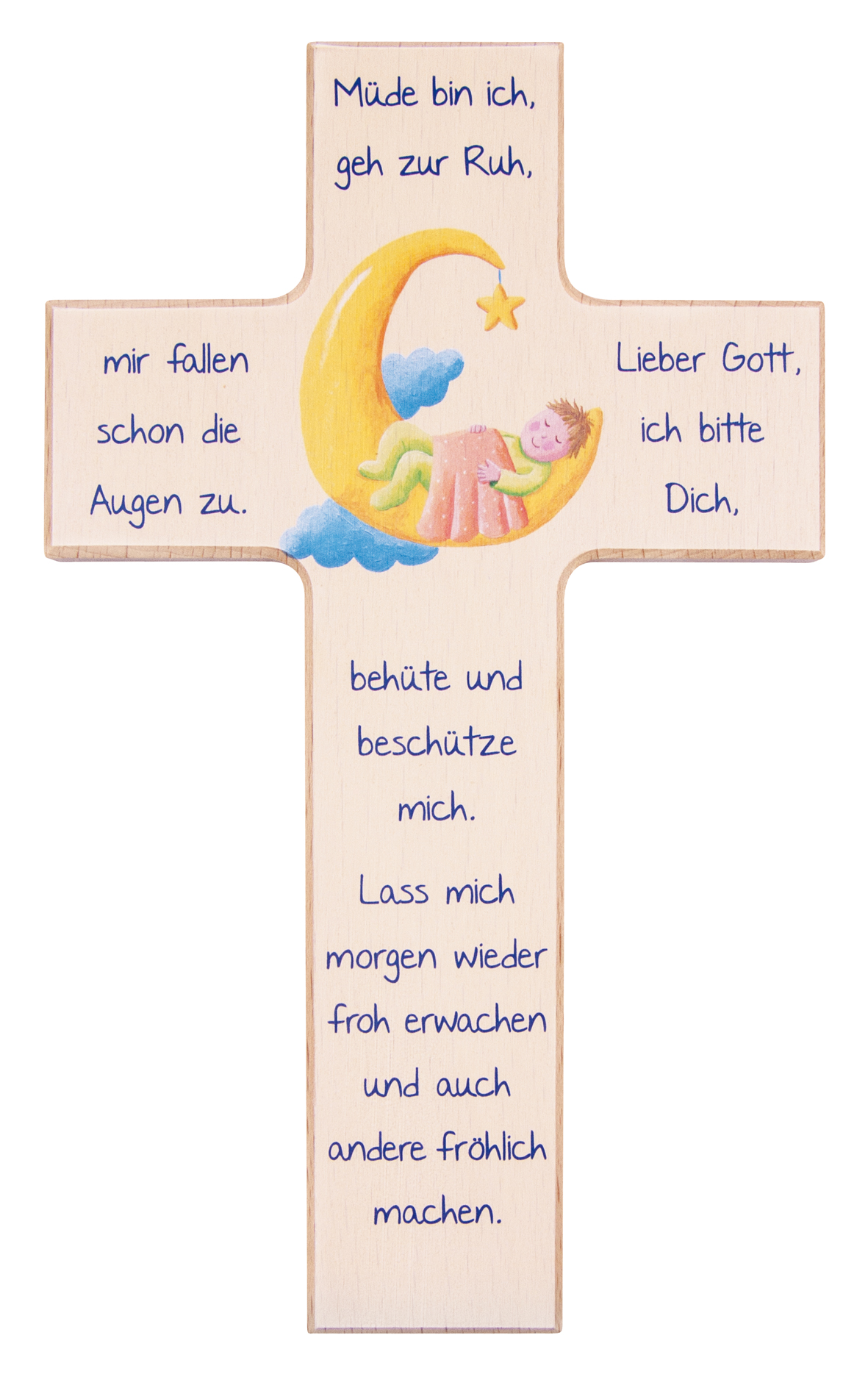 Kinderkreuz Mude Bin Ich Geh Bei Kirchliche Kunst De